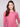 Stylish heather rose sweater designed with a rounded hem, perfect for a modern look by Charlie B.