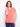 This coral tee features short sleeves and a flattering V-neckline, ideal for layering or wearing alone by Charlie B.