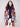 Crochet coat with tailored collar in a vivid plaid design, adding a touch of elegance to any outfit by Charlie B.