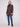 Mocha puffer coat showcasing sophisticated rib knit detailing, perfect for chilly days by Charlie B.