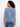 This stylish blue sweatshirt showcases ribbed details on the neck and cuffs for added texture and appeal by Charlie B.