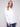 White long-sleeve poplin shirt with chest pockets and button-up front by Charlie B.