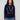 Navy sweater with colorful 'LOVE' embroidery, showcasing a relaxed drop shoulder fit and ribbed cuffs for added style by Charlie B.