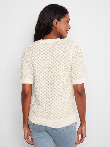 A blend of modern style and classic design, this top is crafted with attention to detail for a timeless look. By Charlie B.