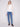 Elegant ecru sweater featuring exquisite crochet sleeves, adding a touch of artistry by Charlie B.