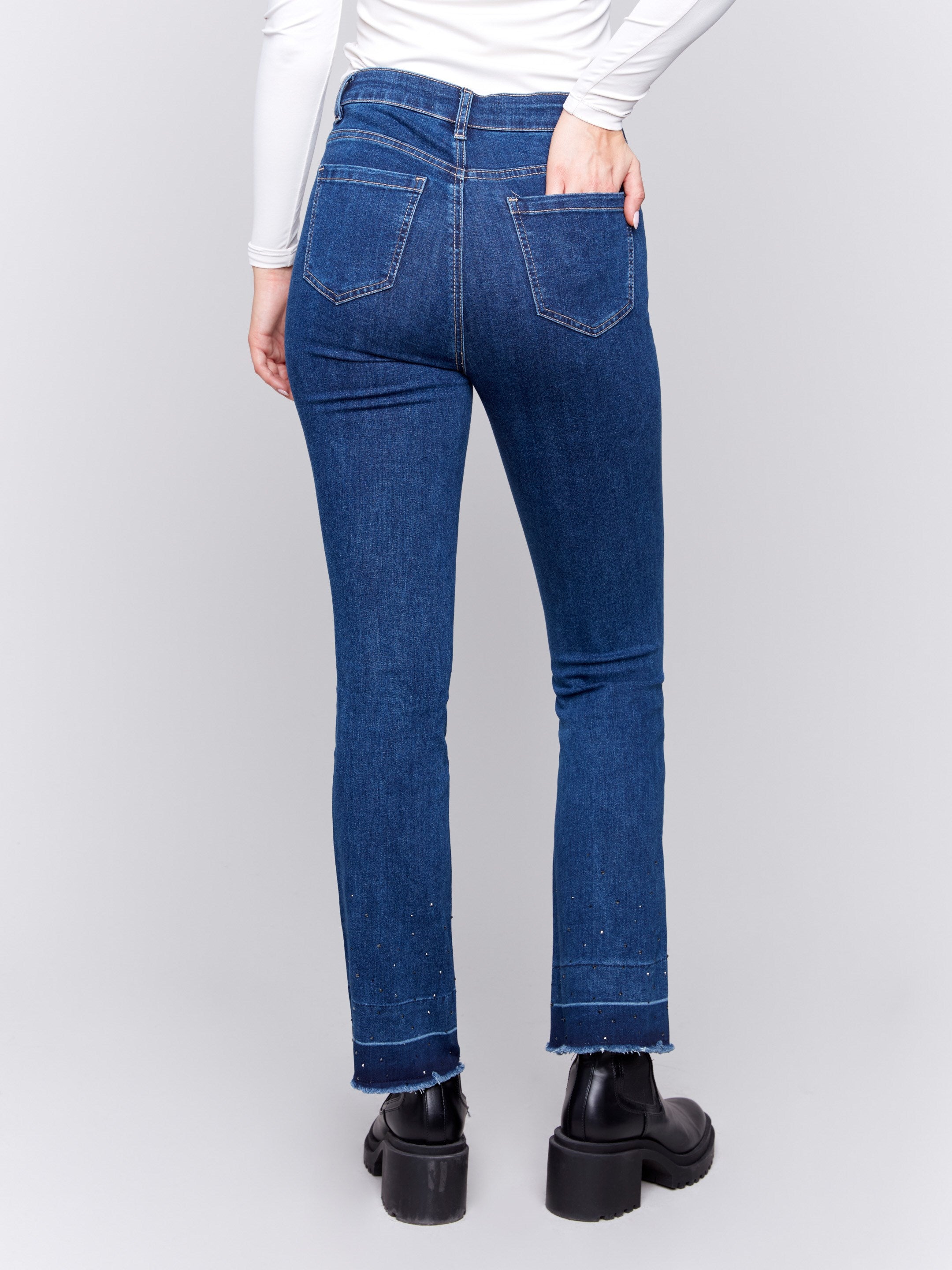 Charlie B Indigo Denim Jogger