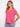 Featuring a chic drop shoulder design, this pink V-neck top offers comfort in lightweight cotton fabric by Charlie B.