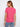 Lightweight cotton tee in vibrant pink with a classic V-neck style. Ideal for layering or solo wear by Charlie B.