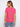 Lightweight cotton tee in vibrant pink with a classic V-neck style. Ideal for layering or solo wear by Charlie B.