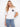 White organic cotton t-shirt with crochet pocket detail, perfect for casual wear. Made from 100% cotton by Charlie B.