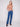 Indigo jeans with paisley embroidery and straight fit, featuring a long length for a modern look by Charlie B.