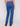 Indigo jeans in a straight fit, highlighted by exquisite paisley embroidery along the legs by Charlie B.