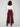 Corduroy flare pants in cabernet with a flattering fit and elegant design for any occasion by Charlie B.