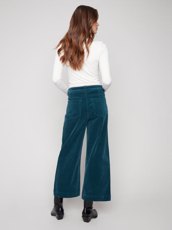 Flare leg design adds a retro-inspired flair to your outfit, perfect for pairing with boots by Charlie B.