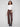 Bronze metallic twill pants featuring a long length and stylish design for a chic look by Charlie B.