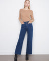 These jeans feature a wide leg design, offering a stylish and comfortable fit. Crafted with precision by Charlie B.