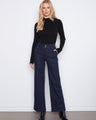 These stylish jeans feature a wide leg design, offering a modern and comfortable fit for any occasion by Charlie B.