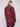 Stay cozy and chic in this cranberry plaid boucle knit coat, complete with stylish patch pockets for added flair by Charlie B.