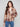 Mocha plaid short coat featuring hidden snap closure and welt pockets for a sleek look by Charlie B.