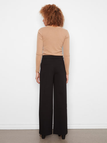 Made from stretch ponte fabric, these pants ensure comfort and ease of movement throughout the day by Charlie B.