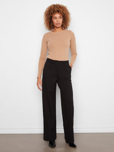 A sophisticated choice for any outfit, these wide-leg pants are both stylish and comfortable. Effortlessly chic by Charlie B.