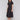 Elegant black dress with button-down front by Charlie B.