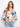This top features a charming off-the-shoulder design, perfect for a relaxed yet stylish look. By Charlie B.