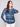 Long-sleeve sweater with rounded hem and captivating shadow print pattern by Charlie B.