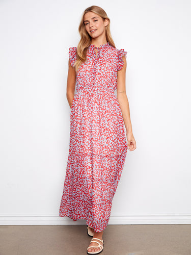 Maxi length floral dress designed with comfort and style in mind for any event or outing. By Charlie B.