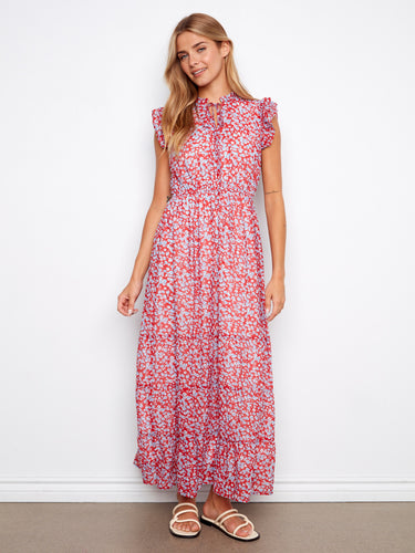 Beautifully crafted notched neckline dress that combines elegance and ease effortlessly. By Charlie B.