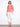 Printed Cotton Blend Half-Button Blouse - Scarlet