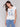 Colorful 'LOVE' graphic top featuring a front knot by Charlie B.