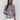 Pepper-colored blouse featuring a Mao collar and abstract pattern by Charlie B.