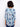 Floral print blouse designed for versatility with its adjustable roll-up sleeves and classic Henley neckline by Charlie B.