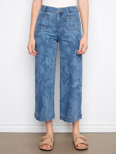 Crafted from stretch denim fabric, these jeans ensure comfort and flexibility, making them ideal for everyday wear by Charlie B.