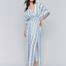 Maxi dress with geometric pattern by Charlie B.