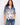 Elegant V-neck blouse with intricate patterns, showcasing its button-up style for a chic look by Charlie B.