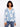 Floral print top accentuated with crochet trim detailing at the neckline and cuffs. Designed by Charlie B.
