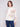 Fashionable sweater showcasing exquisite floral prints with long balloon sleeves by Charlie B.