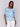 Blue paisley-patterned blouse with a round neckline, crafted from 100% cotton by Charlie B.