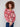 Sweater with drop shoulders and vivid floral pattern, offering comfort and style by Charlie B.