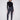 Navy pants featuring a skinny fit and abstract print, crafted with stretch fabric for comfort by Charlie B.