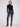 Navy pants featuring a skinny fit and abstract print, crafted with stretch fabric for comfort by Charlie B.