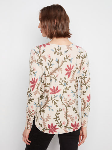 Drop shoulders give this floral top an effortlessly stylish appeal, suitable for both day and night looks. By Charlie B.
