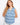 Elegant top with a V-neck, featuring a beautiful blue pattern and sleeveless design for a chic summer look by Charlie B.