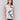Abstract pattern top with rounded hem by Charlie B.