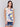 Abstract pattern top with rounded hem by Charlie B.