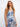 Elegant sleeveless dress featuring a vibrant blue floral print and comfortable smocked waistline by Charlie B.