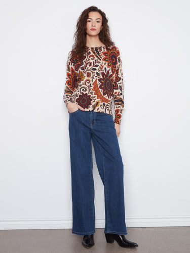 Designed with a drop shoulder, this sweater offers relaxed comfort and a chic look perfect for casual outings by Charlie B.