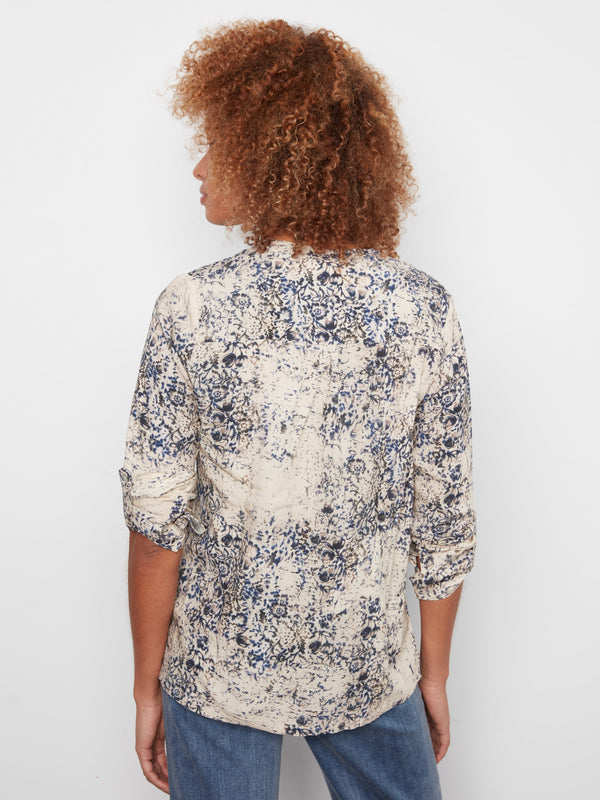 Printed Viscose Blouse - Seraphine